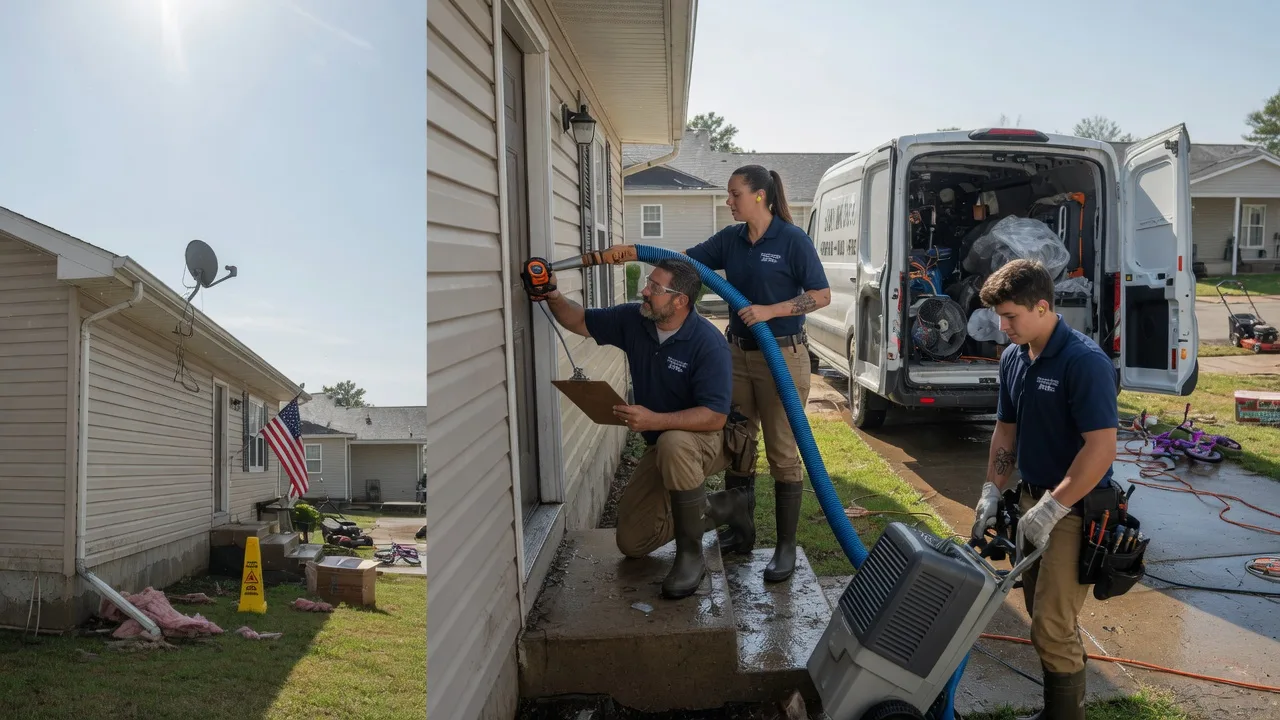 Ceiling Water Damage Restoration in Versailles, OH near me